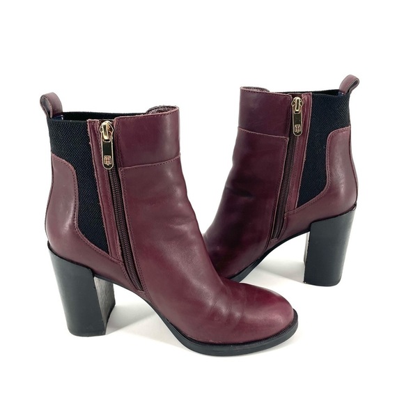 Tommy Hilfiger Britton Leather Ankle Bootie - Picture 4 of 7
